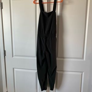 Albion Fit black overall jumpsuit